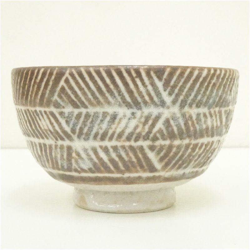 美濃焼 桔梗屋窯 小三郎造 茶碗（共箱） 茶道 抹茶 おしゃれ