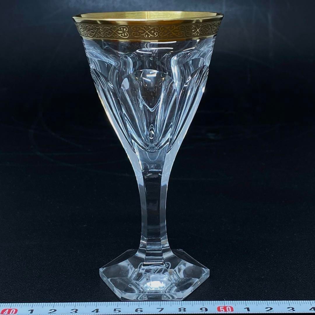 モーゼル アデルメリコフグラス 高さ13.2cm 東金6-0309