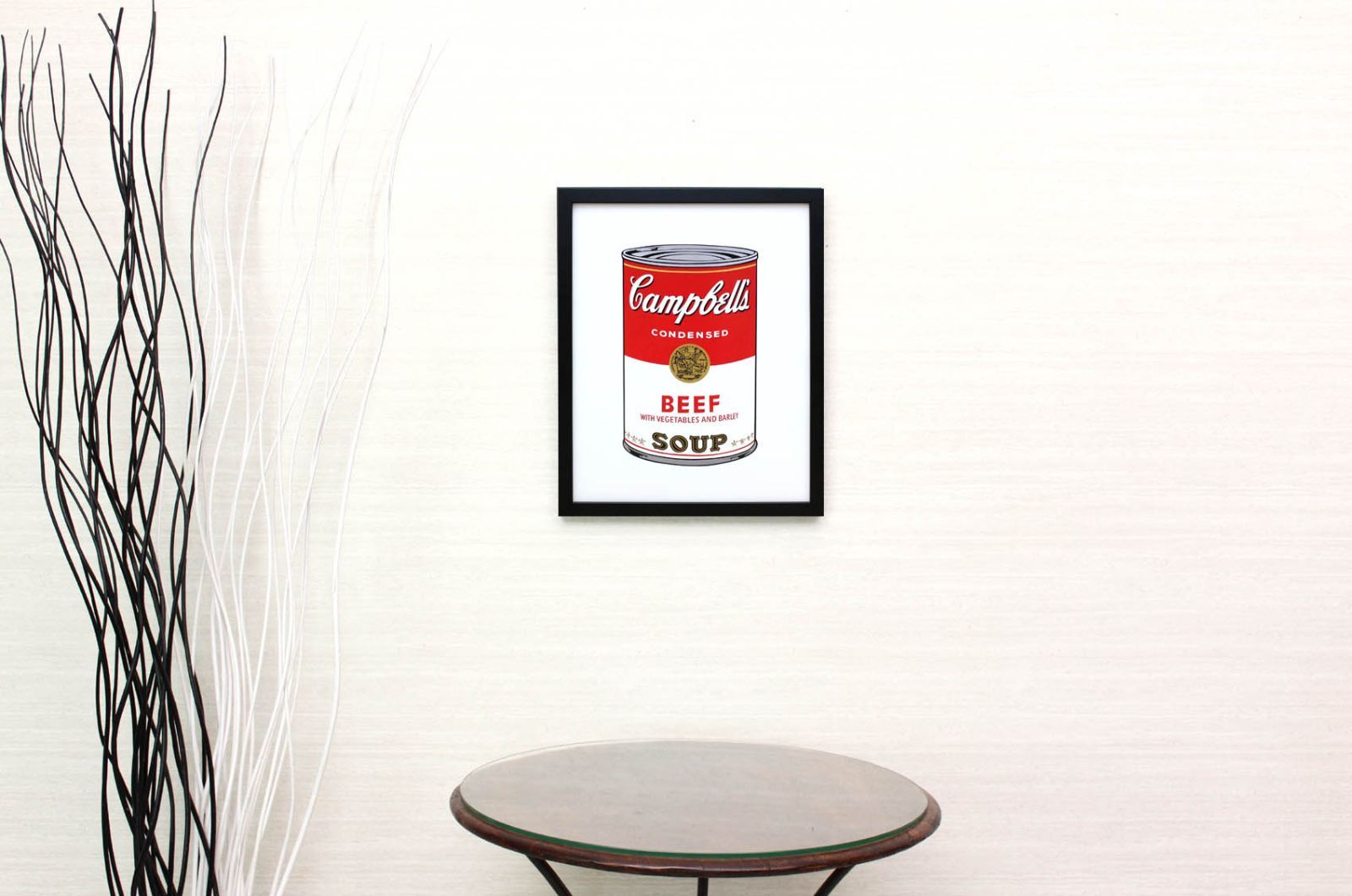 アンディ ウォーホル「キャンベル スープ(ベジタブル)1968」アート2点セット アンディ ウォーホル「キャンベル スープ(ベジタブル)1968」アート2点