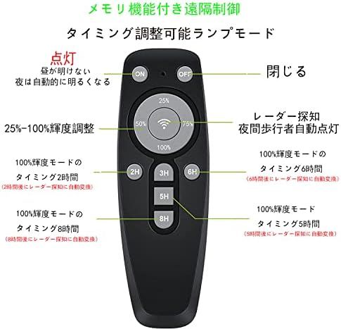 夜間自動点灯