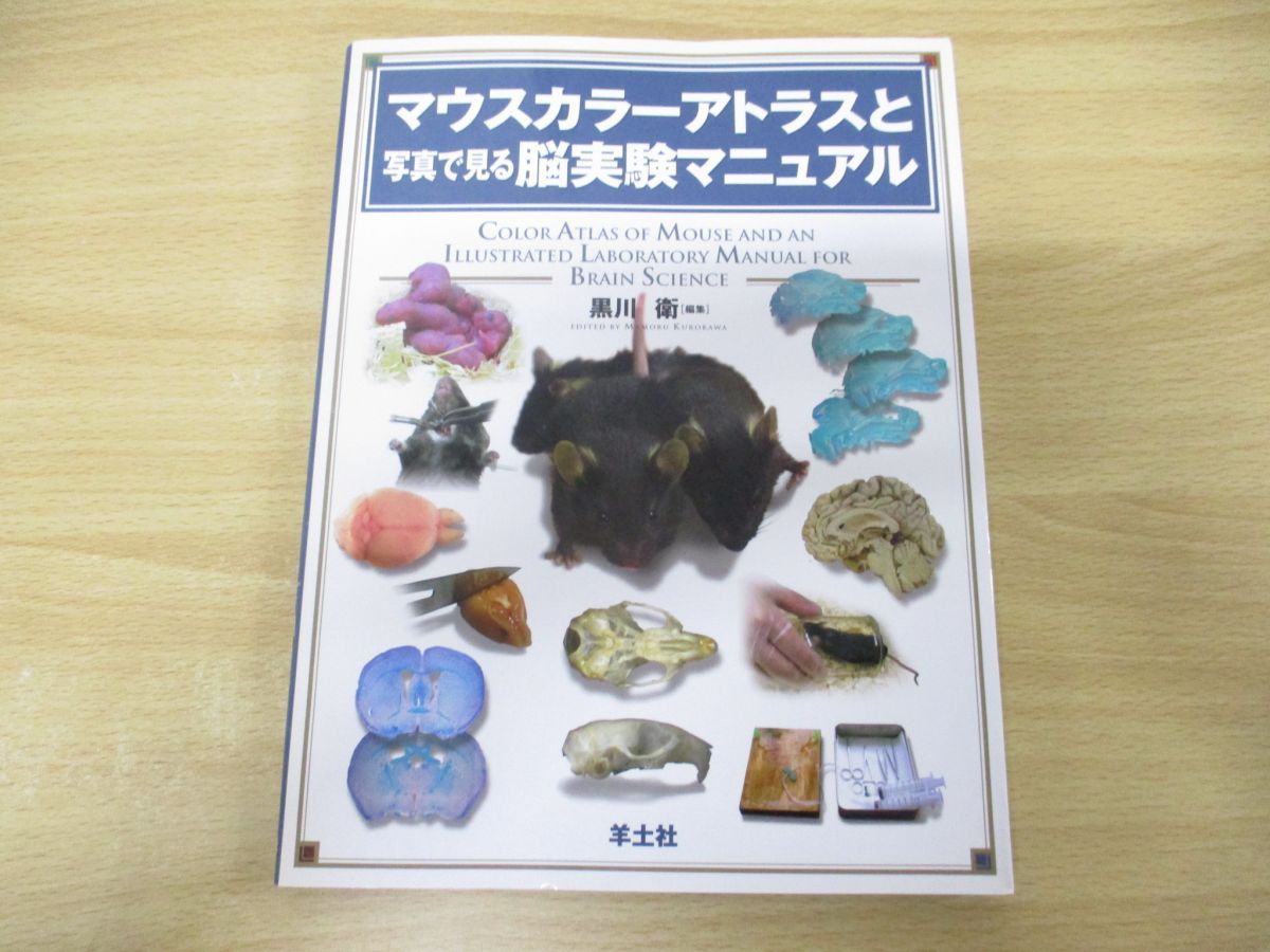 ●01)【同梱不可】マウスカラーアトラスと写真で見る脳実験マニュアル/黒川衛/羊土社/2005年発行/A