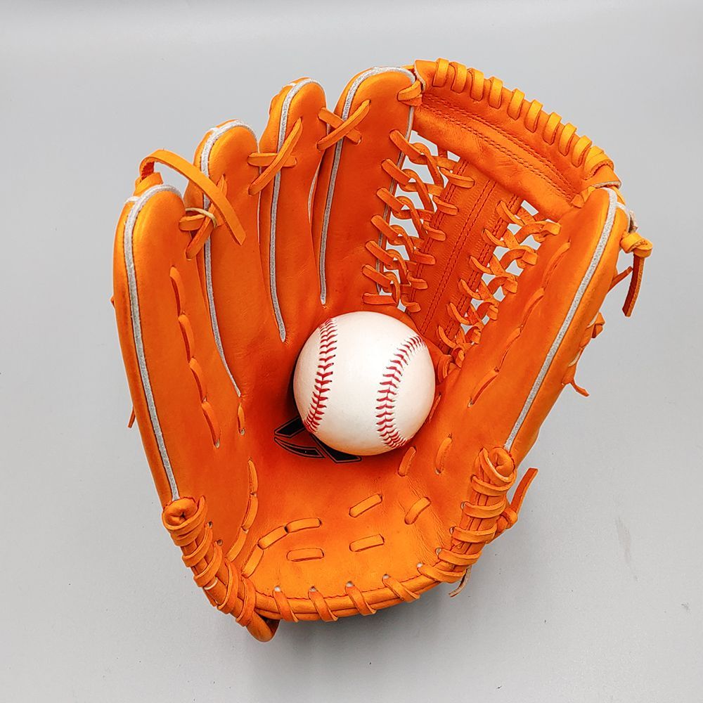クリーニング済み (高校野球対応)】 ヘキサ 硬式グローブ / 外