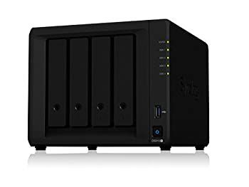 【中古】【NASキット】Synology DiskStation DS918+ [4ベイ / クアッドコアCPU搭載 / 4GBメモリ搭載] 高性能4ベイNAS