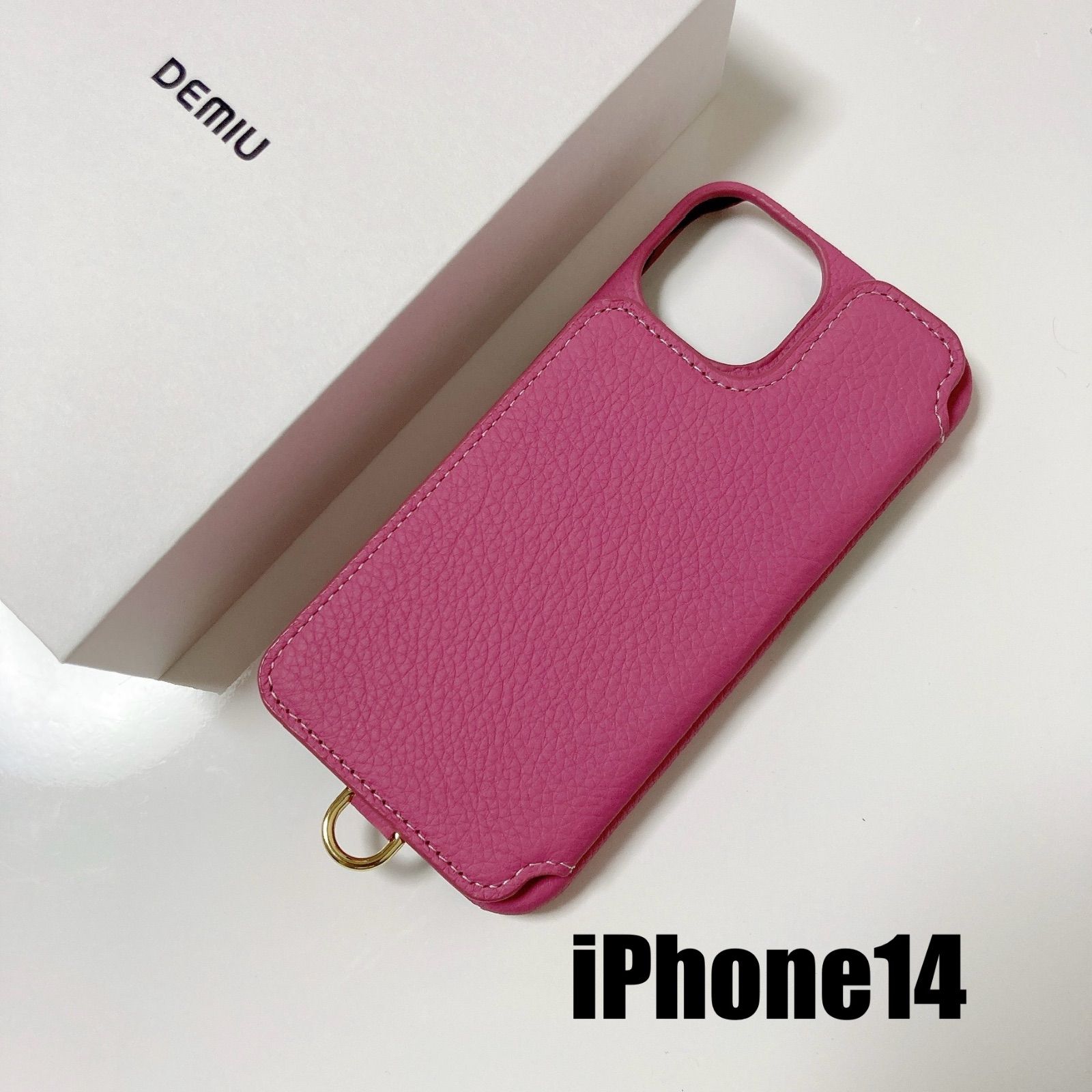 iPhone14 DEMIU デミュウアイフォンケース ポシェ新品 オレンジ Tablet