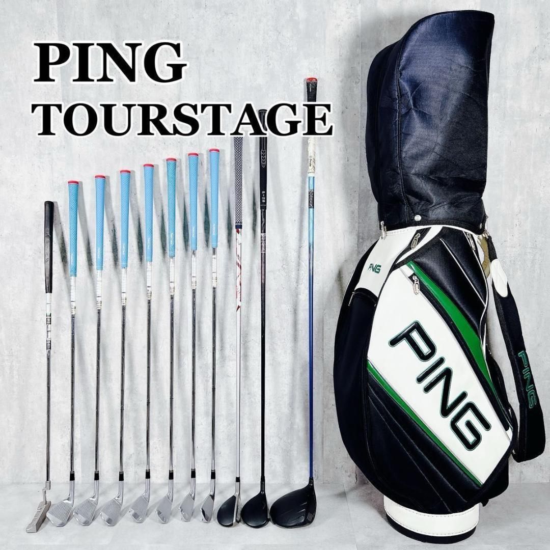 W892 PING TOURSTAGE メンズ ゴルフ クラブ セット 12点 - メルカリ