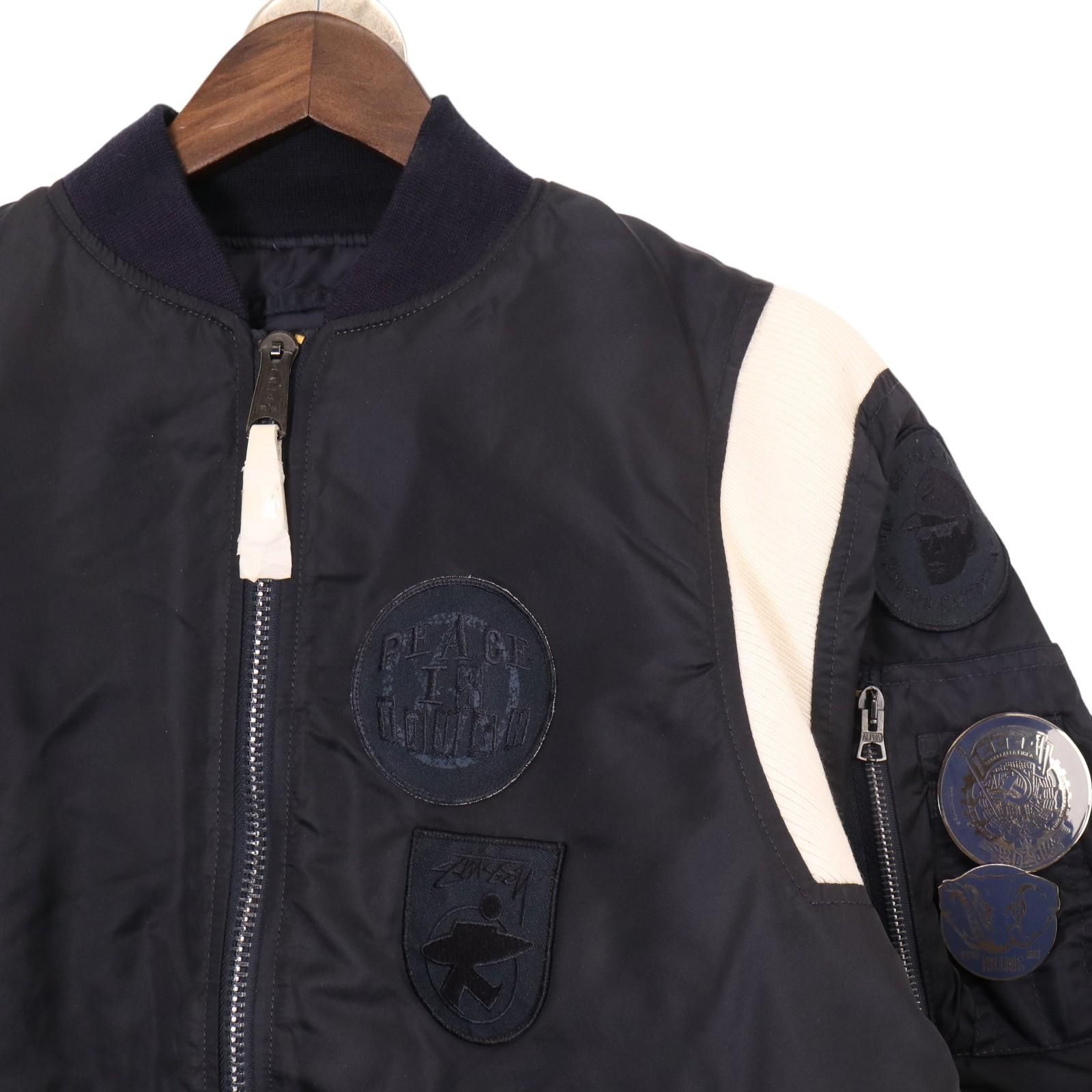 Stussy×ALPHA×fragment design 25周年記念 MA-1 フライトジャケット