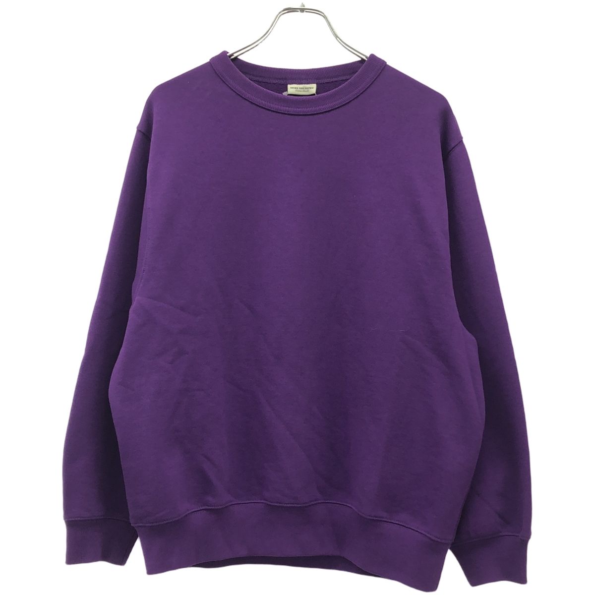 DRIES VAN NOTEN ドリスヴァンノッテン パープル スウェット S DRIES VAN NOTEN ドリスヴァンノッテン 国内正規品 クルーネック