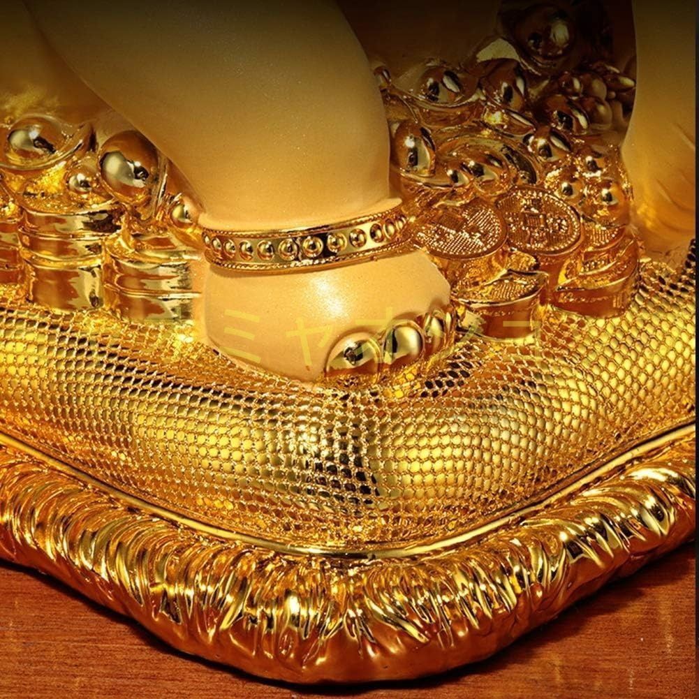 ガネーシャ 像 貯金箱 置物 金色 神様 富神 財 金運 健康運 幸運