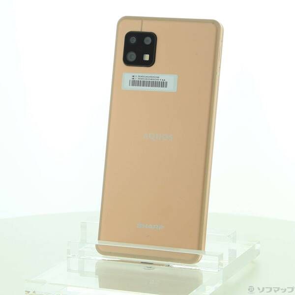 品〕 AQUOS sense6 128GB ライトカッパー SH-M19 SIMフリー【297