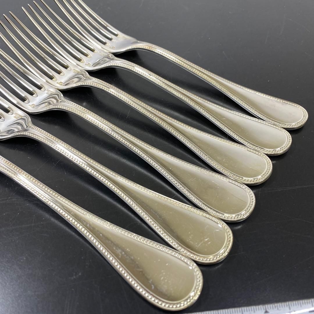 お探しの商品を格安ゲット! クリストフル パール ディナーフォーク6点 471g 東さ6-1008