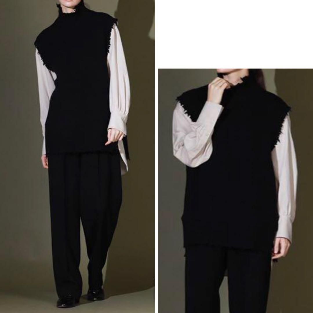 ESSEN. LAUTREAMONT LAMBデストロイハイネックニットベスト