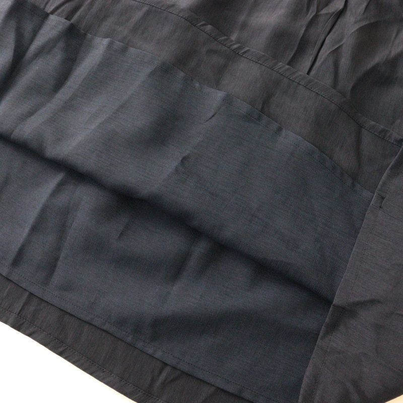 新品タグ付きローズティアラ綺麗なピンクパープルのブラウス42サイズ 22fabric】ボタニカルフラワー／ 襟付きブラウス