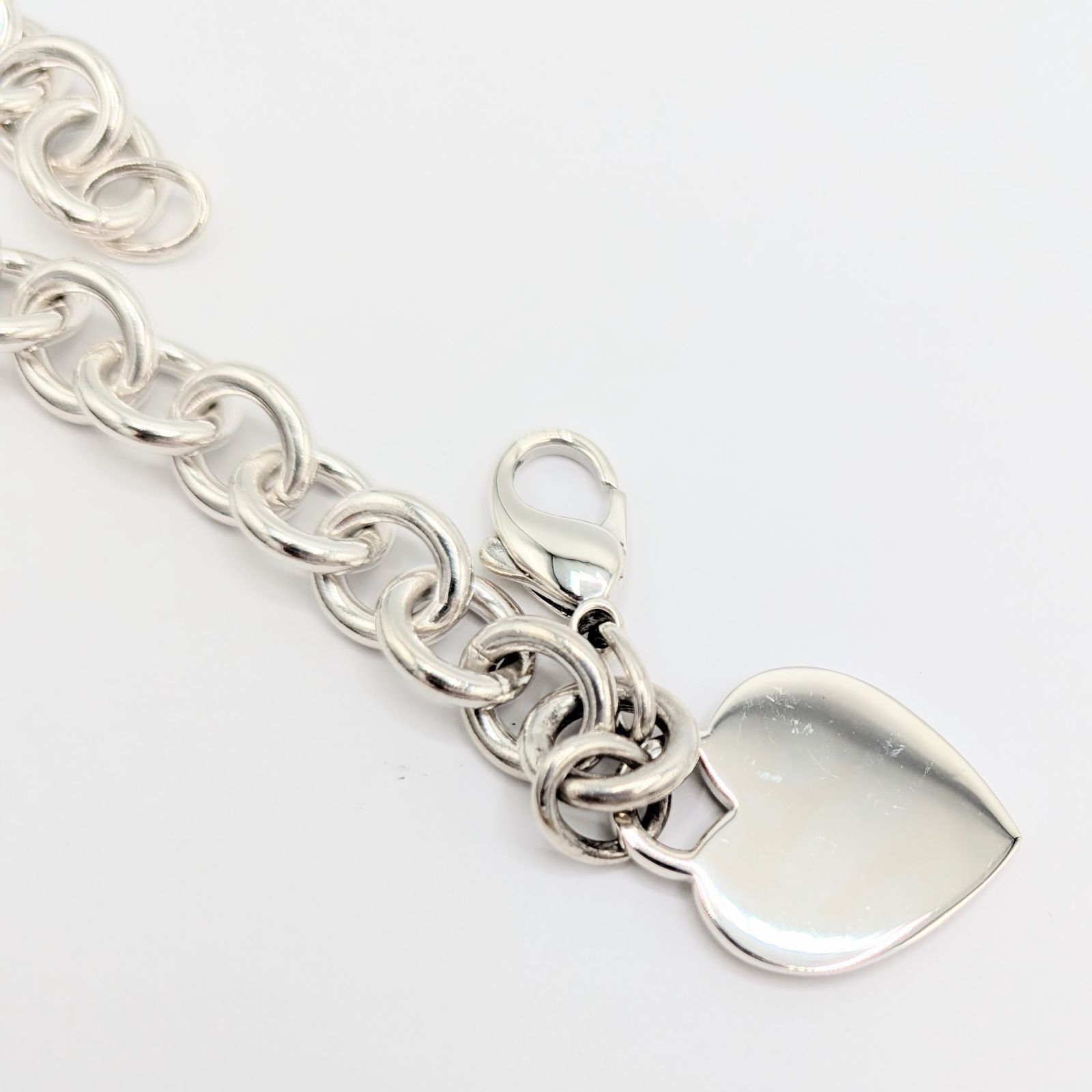 ♥【美品】Tiffany　ティファニー　ハートタグブレスレット　Sv925 新品仕上済】ティファニー/Tiffany & Co. ハートタグ