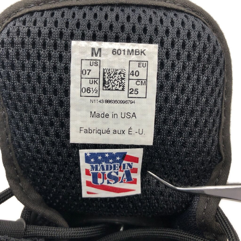 デッドストック USA製 NEW BALANCE ニューバランス 601MBK