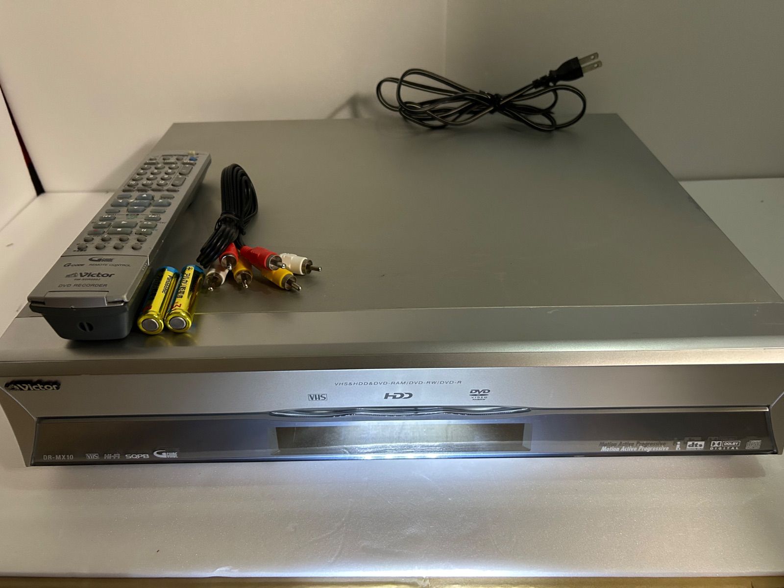 Victor VHS＆HDD＆DVDレコーダー DR-MX-10 動作 済みメンテ商品