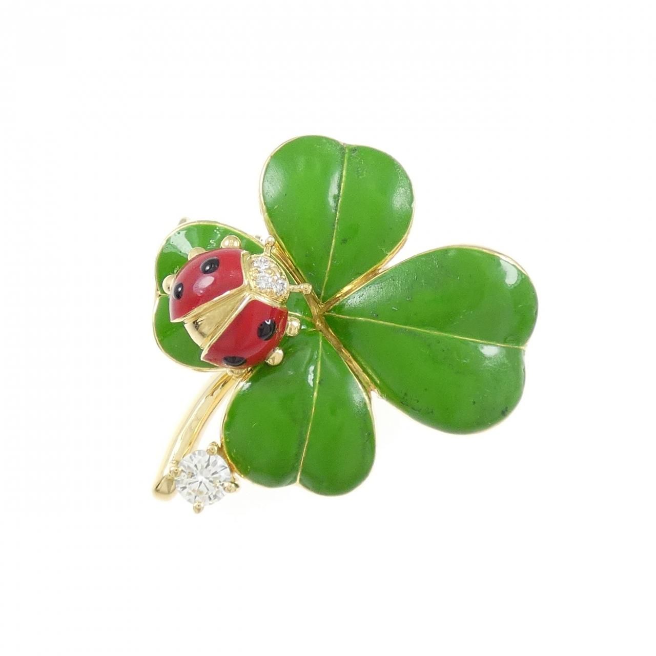 ウォルサム テントウムシ 樹脂 ブローチ