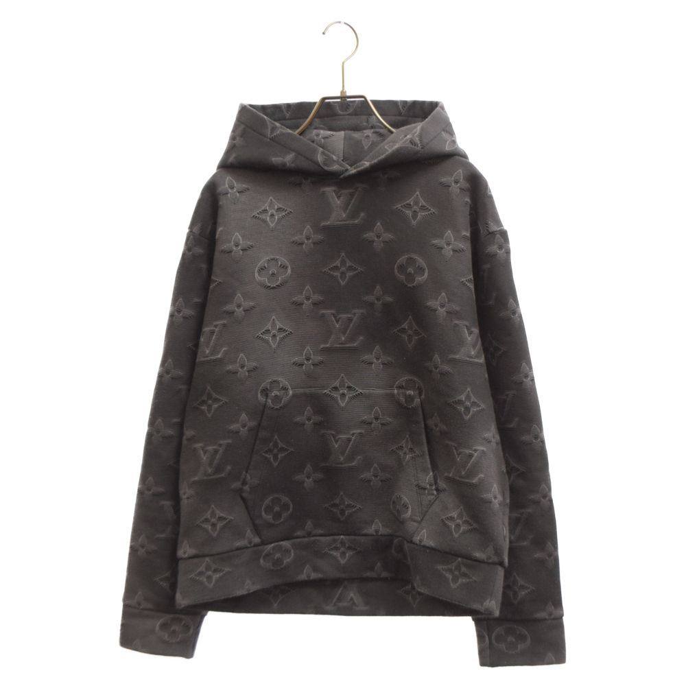 美品✨ルイヴィトン フロントジップパーカー ブルゾン モノグラム グラデーション ルイヴィトン モノグラム グラデーションベルベットジップアップ