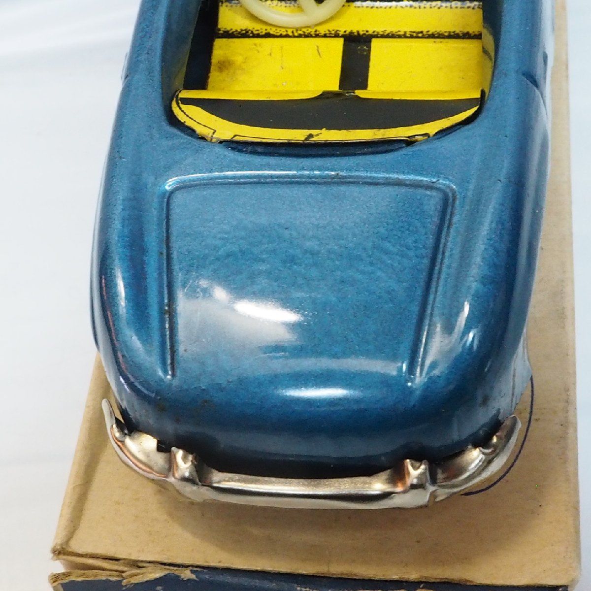 TANY GIANTメルセデスベンツ300SL青Aブリキtin箱付toy car 野村メルセデス ベンツ300SLスポーツカー水色ブリキtin toy car