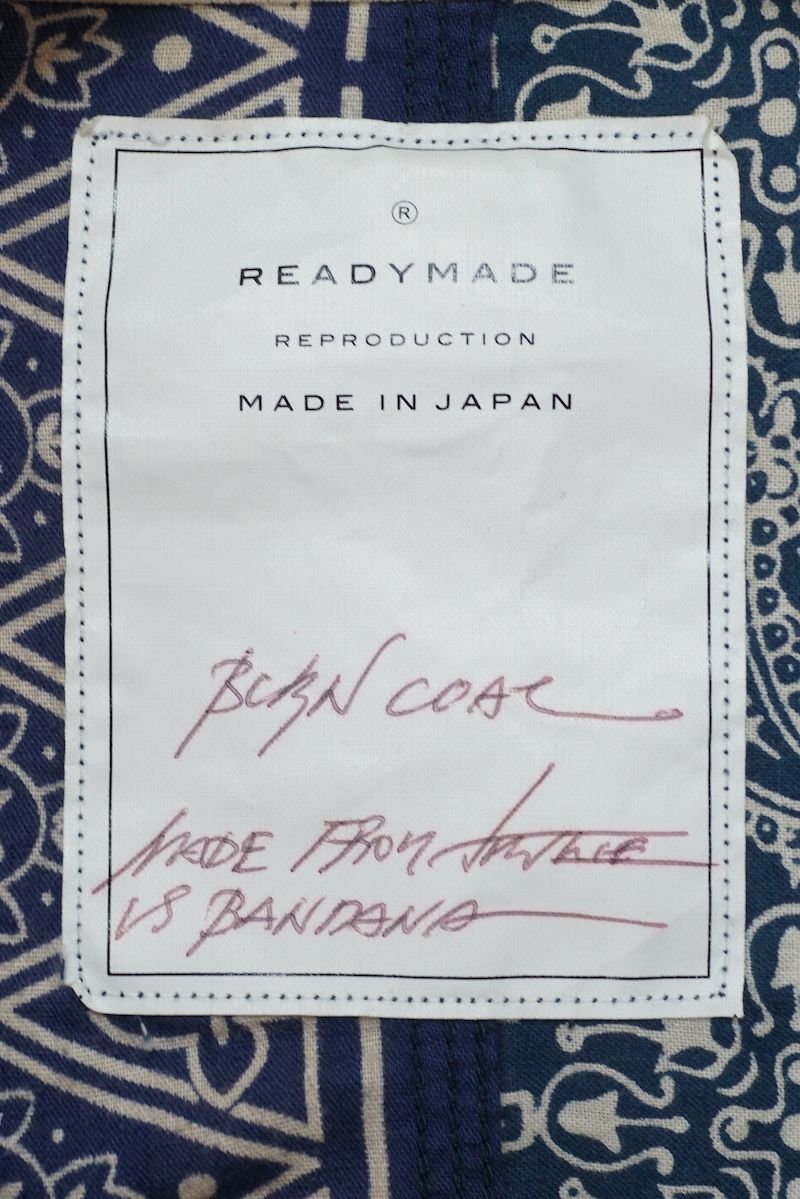 READYMADE レディメイド BANDANA BURN COAT バンダナ バーン コート