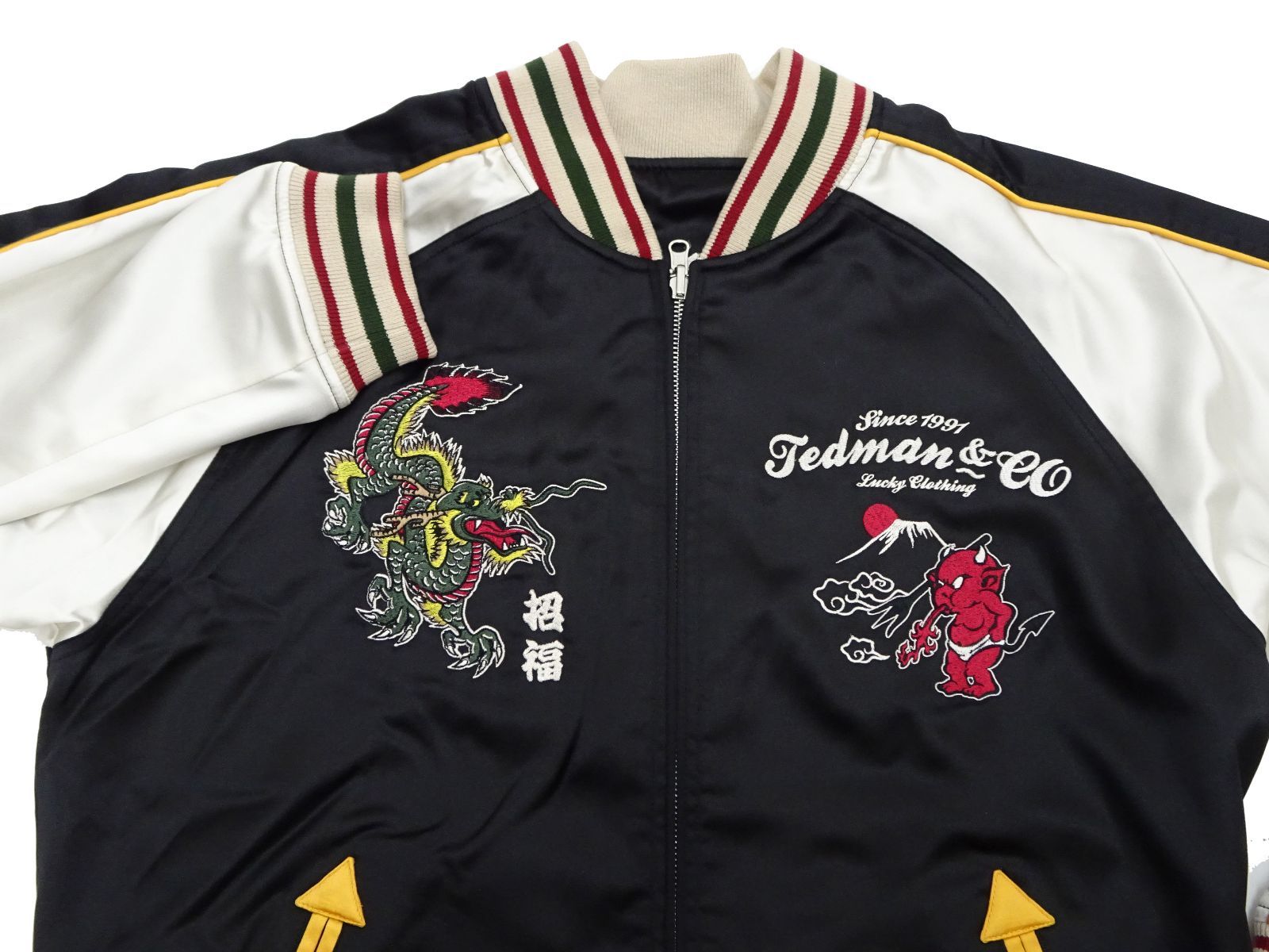 希少TEDMANテッドマンスカジャン キッズ　リバ ーシブル　XL140150 希少TEDMANテッドマンスカジャン キッズ リバ ーシブル XL140150