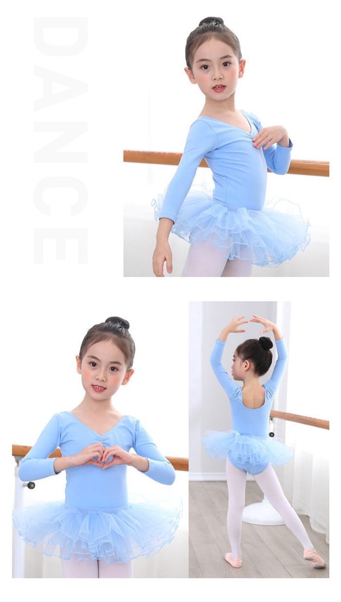 バレエ レオタード 半袖 キッズ 子供 上下セット スカート チュールスカート フリルスカート 2点セット キューティー 105～150cm バレエ用品 キッズ 子供 レッスン バレエレオタード バレエセットwudf01