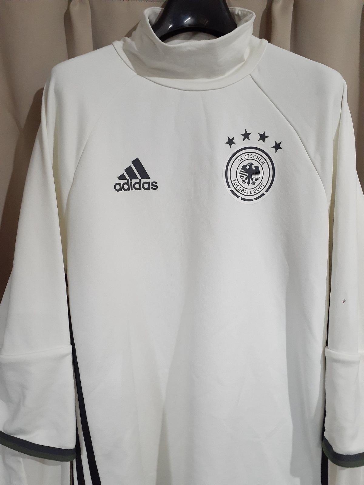 adidas アディダス ドイツ代表 トレーニングウェア 白 M レイヤード