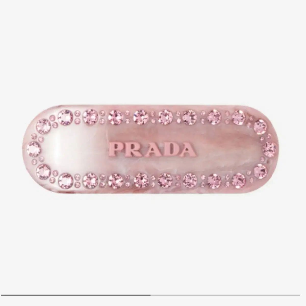 Prada プラダ フレックス ヘア クリップ 花びら ピンク