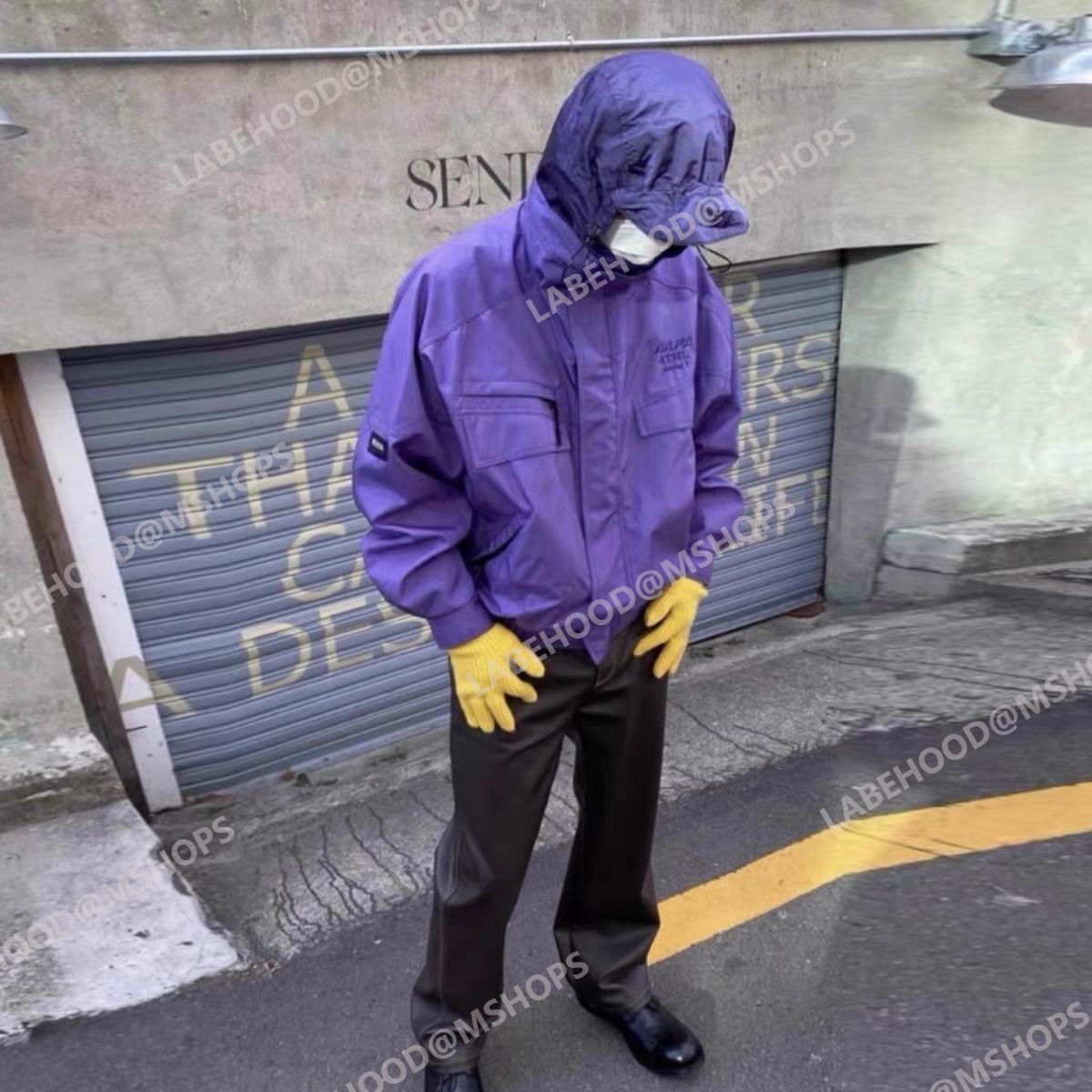 NAPA by Martine Rose ナパ バイ マーティンローズ Purple A-Allos Jacket - メルカリ