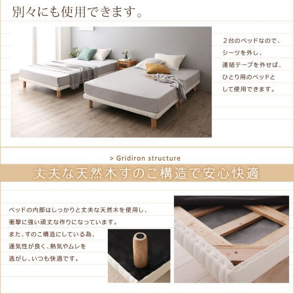 スタンダードボンネルコイルマットレス付き クイーン