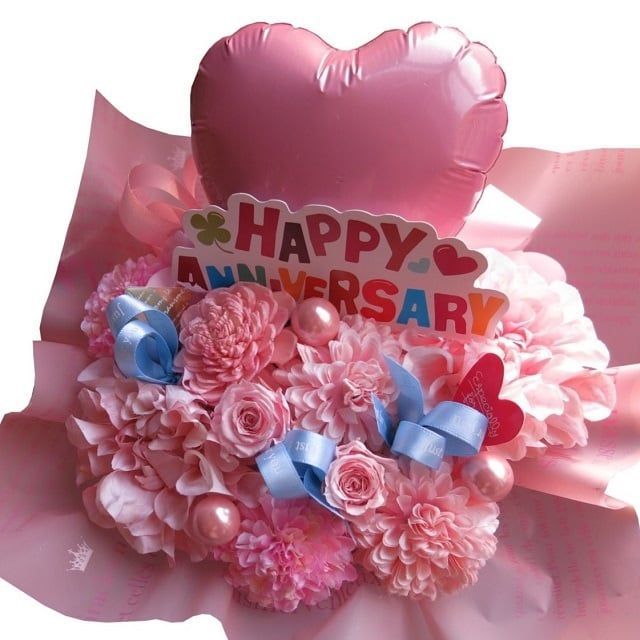 トルコ ヴィンテージラグ A113超大判 クリーム ブルーグレー ピンク