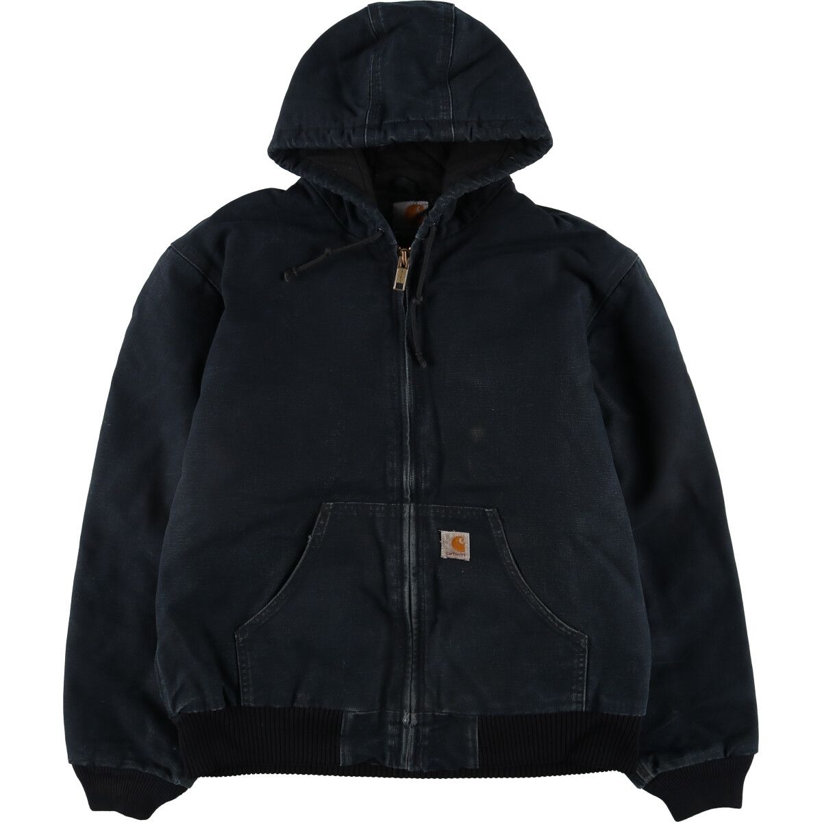 古着 カーハート Carhartt アクティブジャケット ダックフルジップパーカー USA製 メンズM相当/eaa502796