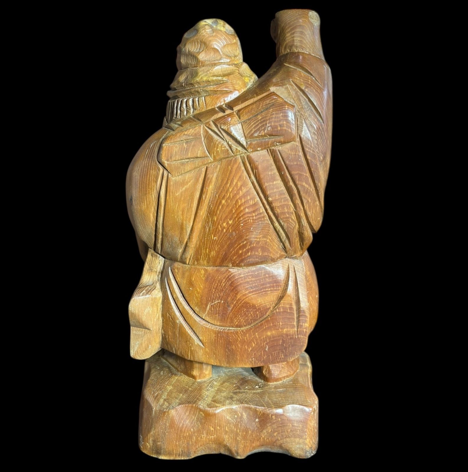 最大12%OFFクーポン 七福神 大黒天 木彫り 木製 古 仏像 彫刻 縁起物 開運 大黒様 彫刻・オブジェ