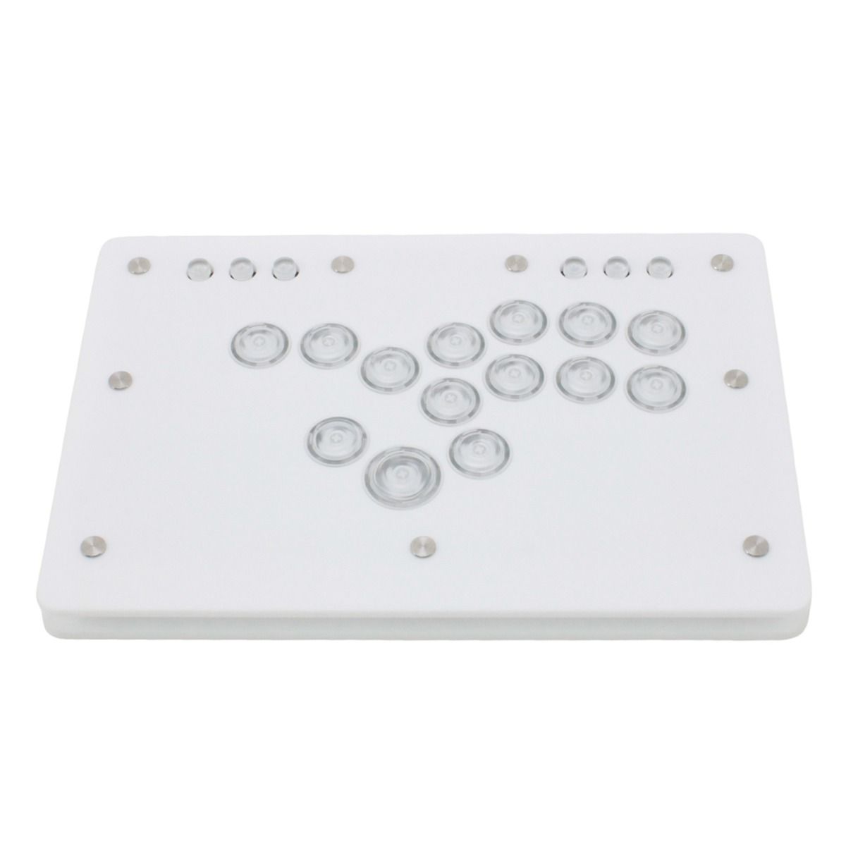 $$ PUNKWORKSHOP MINI BOX レバーレスコントローラー PKB PC ボタンレイアウトタイプD ホワイト