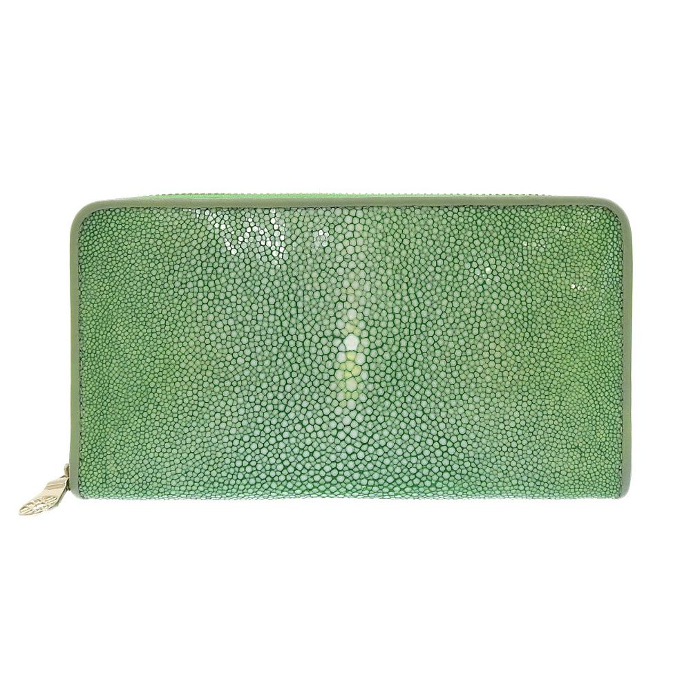 箱付美品 ムータ muta ガルーシャ スティングレー レザー ラウンド  