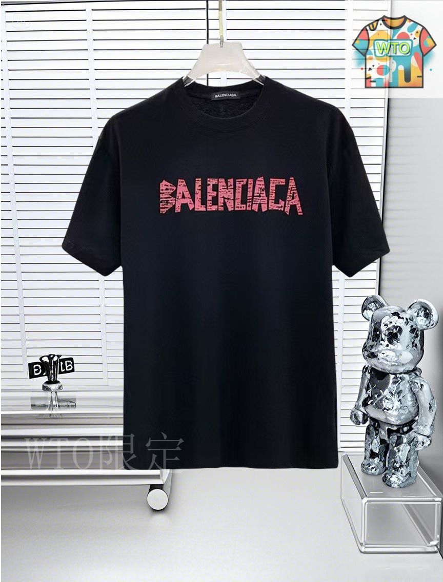 バレンシアガ Tシャツ 今日特価】Balenciaga バレンシアガ 25SS ロゴプリント T シャツ