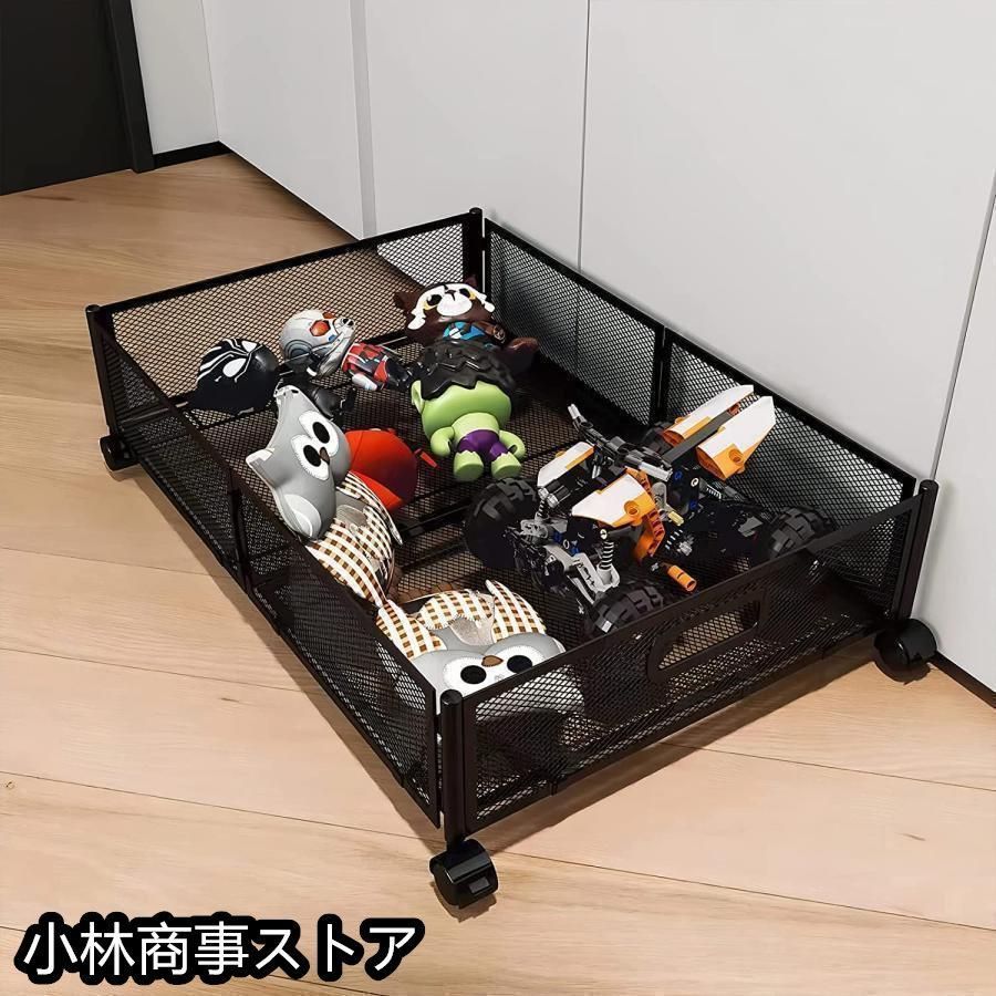 ベッド下収納キャスター付き1個セット収納ボックス折りたたみ高さ16cmベッドした収納ケース引き出し床下収納大容量薄型連結