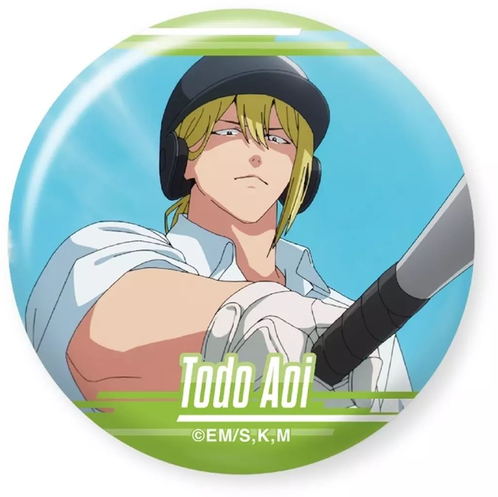 中古】バッジ・ビンズ 藤堂葵(C) 「忘却バッテリー だけ缶 藤堂葵だけ