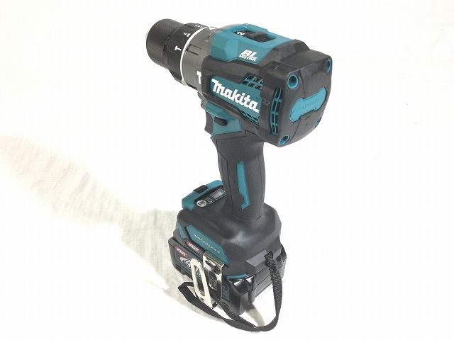 ☆未使用品☆ makita マキタ 40Vmax 充電式 震動 ドライバドリル HP001GRDX 青/ブルー バッテリー2個(2.5Ah) 充電器+ケース 96923