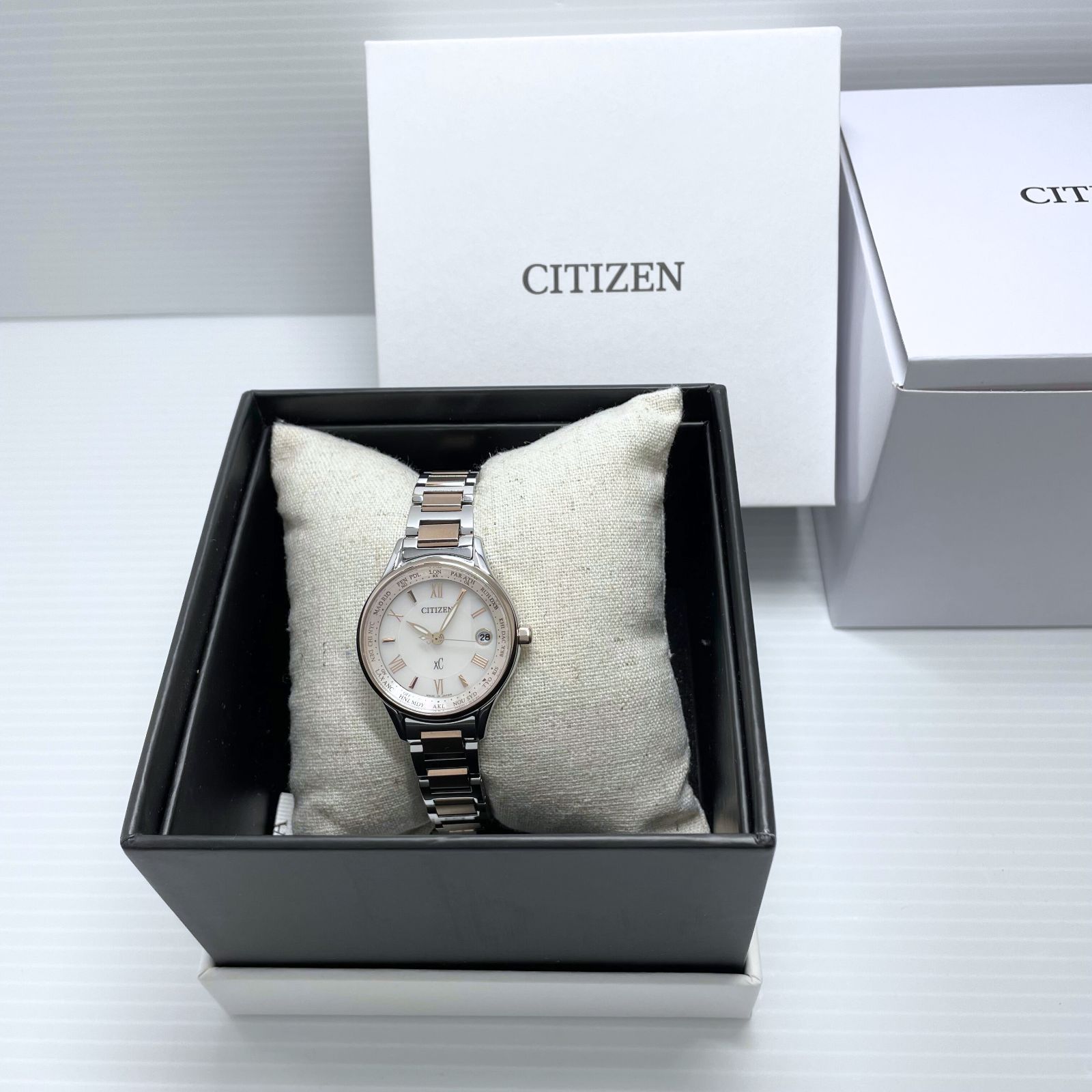 新品】シチズン クロスシー CITIZEN xC ソーラー電波腕時計 EC1165-51W