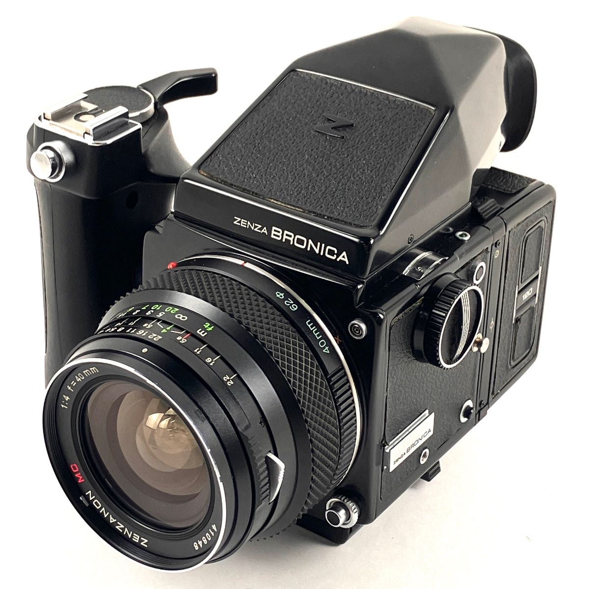 ゼンザブロニカ ETR ZENZANON-MC 40mm F4 【中古】 ゼンザブロニカ Zenza Bronica ETR + ZENZANON MC 40mm F4 中判