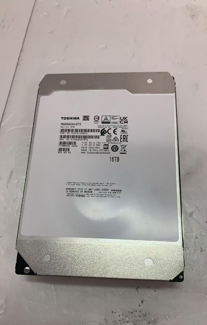 TOSHIBA 東芝 MG08ACA16TE 16TB ジャンク品 東芝 ハードディスク HDD MG08ACA16TE 16TB ジャンク品 919693