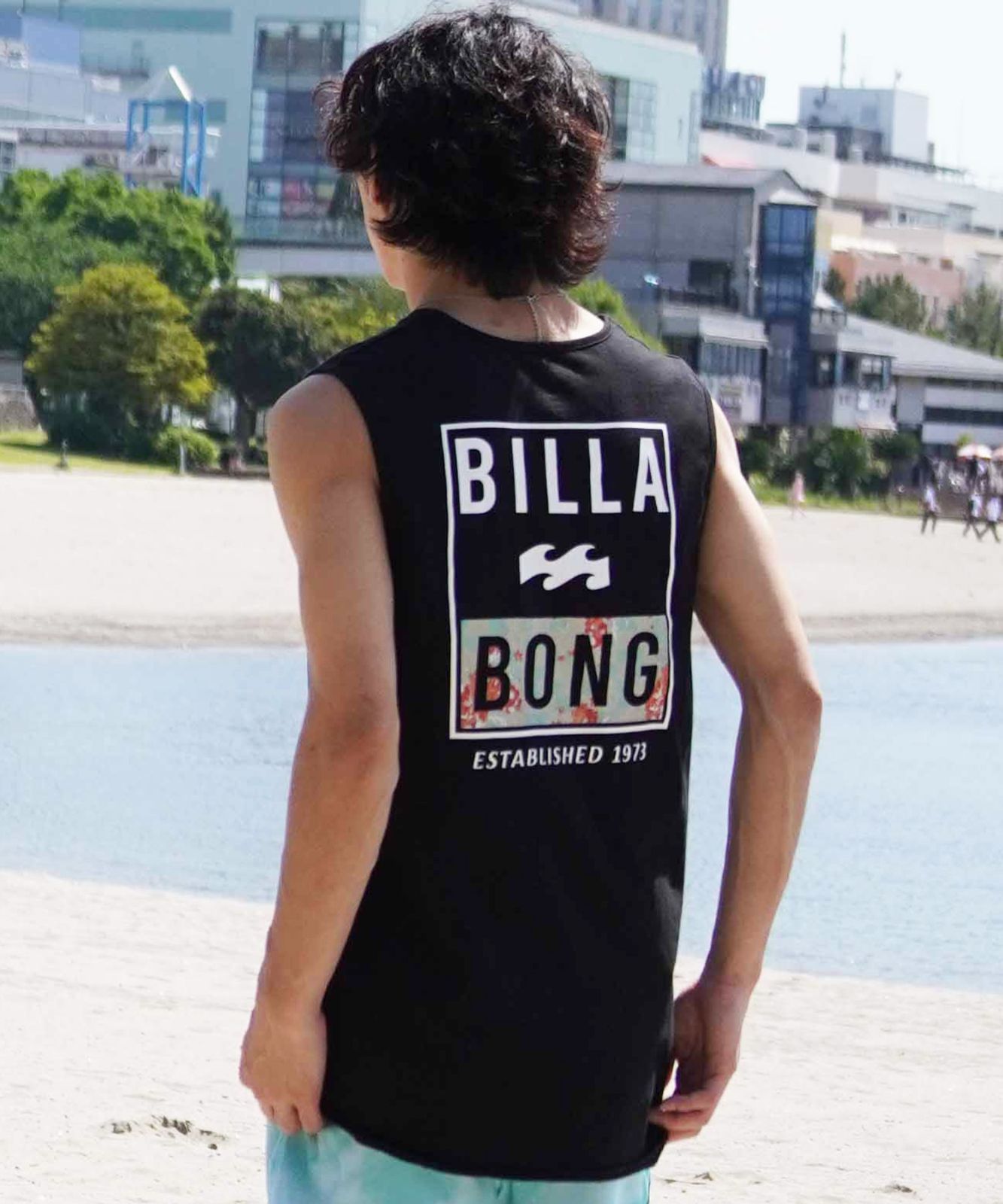 【ムラスポ公式】BILLABONG ビラボン タンクトップ メンズ バックプリント カットオフ ADVISORY BE01A-350