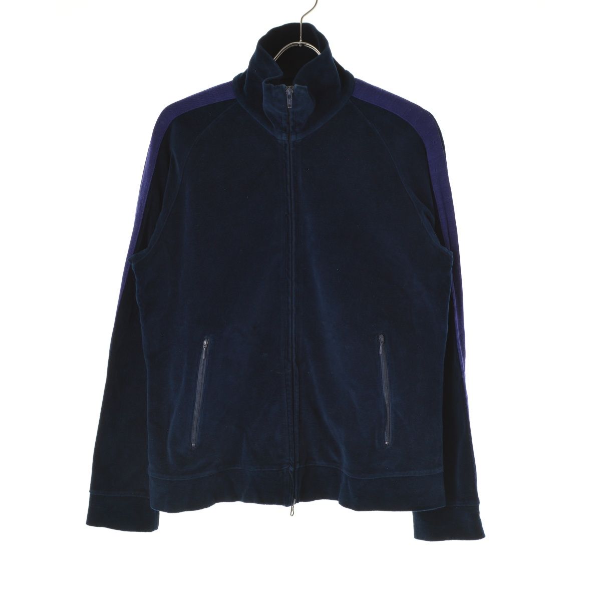 breathベロアトラックジャケット BREATH(ブレス)】SCRIPT LOGO PIPING VELOUR JACKET (ベロア