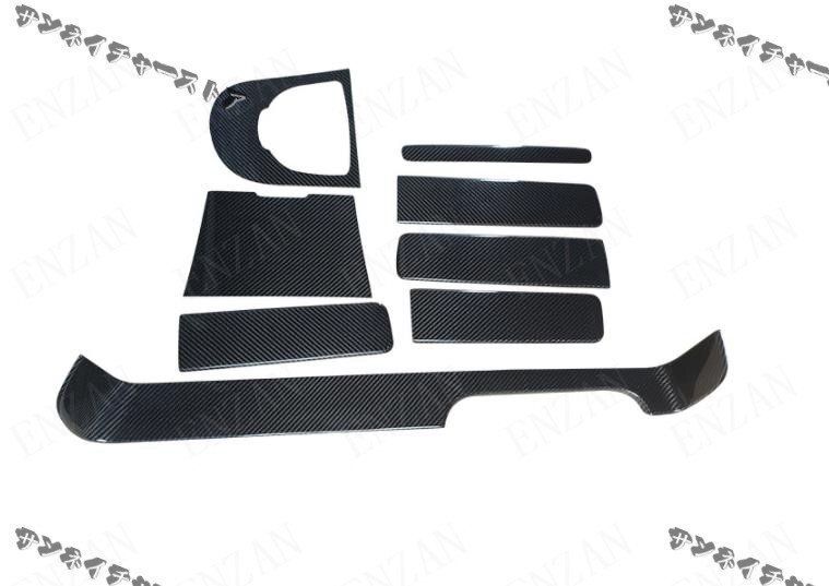 ドライカーボン製ベンツ Gクラス W463A W464 G500 G63 G350D 右ハンドル用 インナー内装パネル8枚セットYR