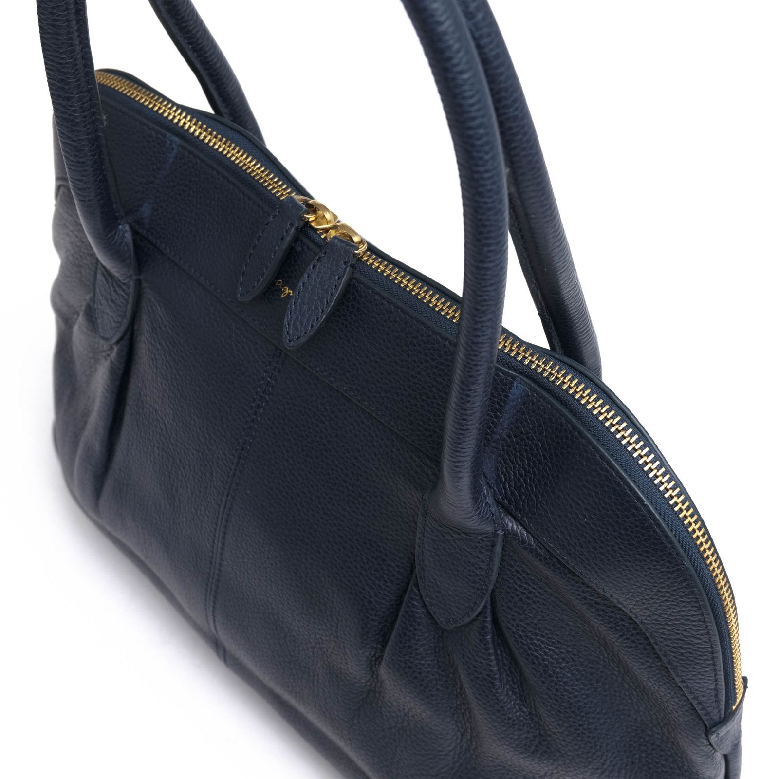 【agnes b.】オールレザー　シボ革　トートハンドバッグ ブラック 美品】アニエスベー✨️トートバッグ 本革 オールレザー 型押し