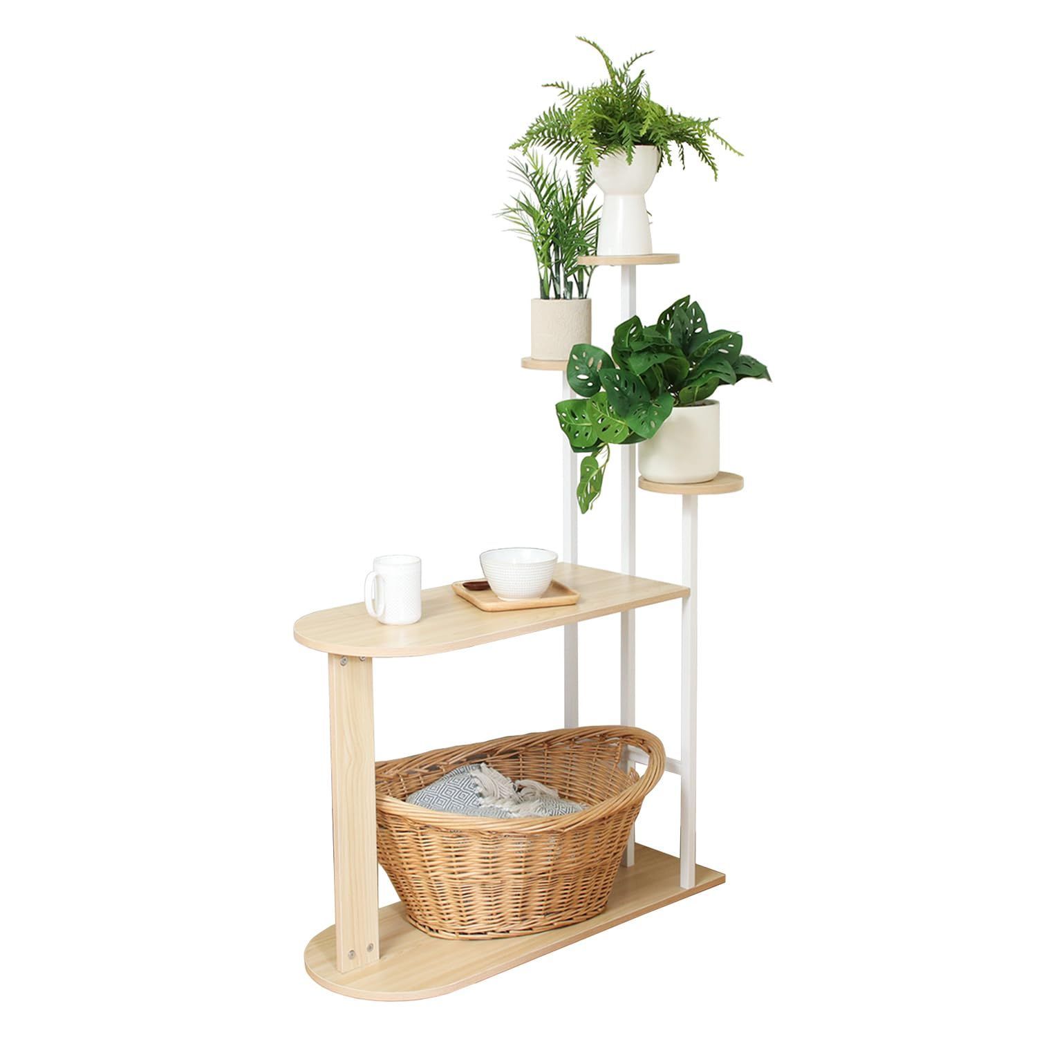 はな 人気商品】5段 ディスプレイラック 割引 幅84×奥行50×高さ120cm