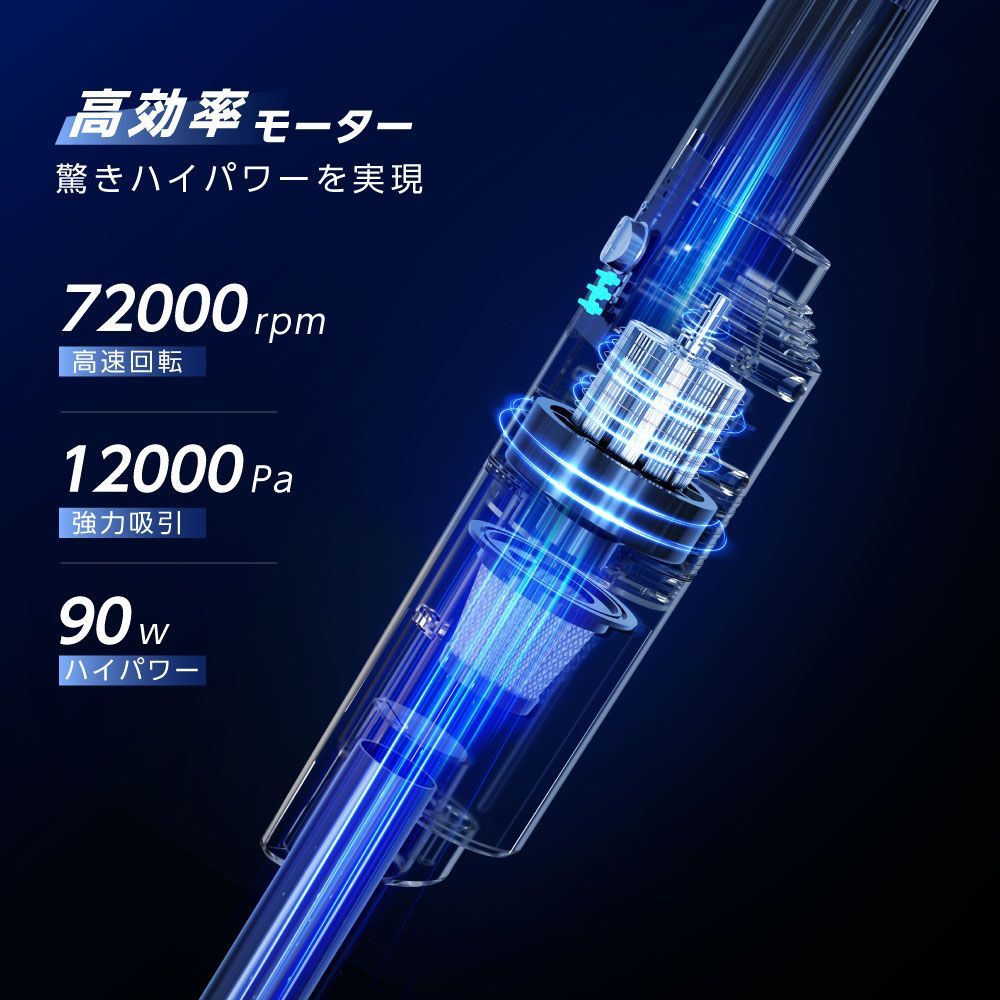 掃除機 サイクロン コードレス掃除機 軽い 安い 2WAY ハンディー
