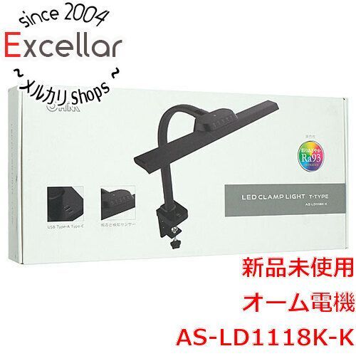 bn 13 オーム電機 LEDクランプライト Tタイプ AS-LD1118K-K ブラック