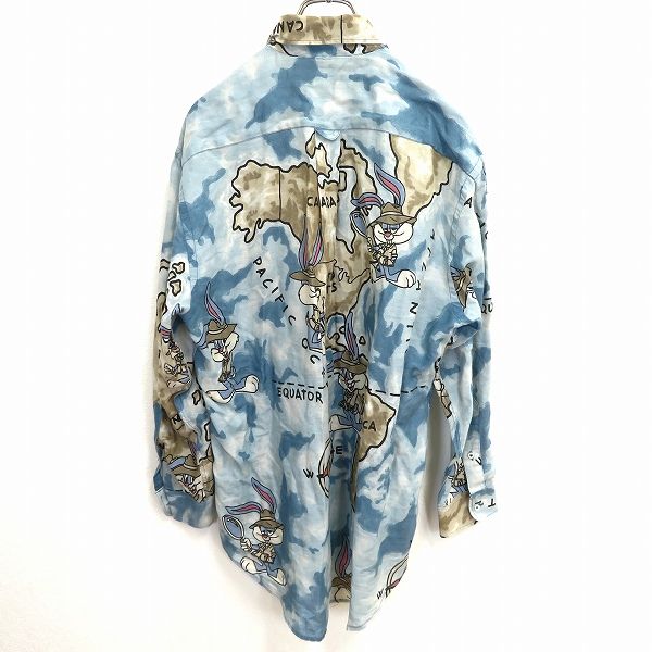 sx カステルバジャック JC de Castelbajac 長袖 シャツ L 水色系