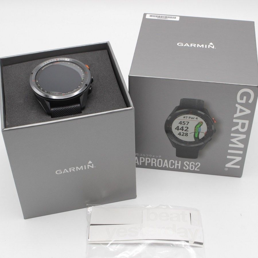 GARMIN Approach S62 Black 010-02200-20 ゴルフナビ スマートウォッチ アプローチ ガーミン 本体